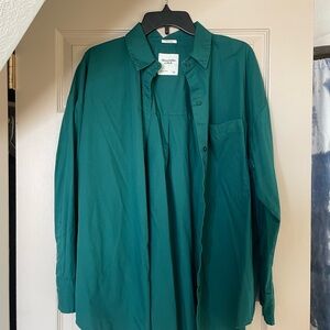 Abercrombie Oversized Poplin Shirt